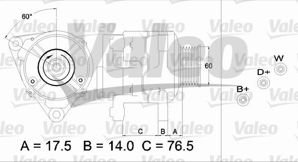 Alternateur VALEO RE-GEN REMANUFACTURED