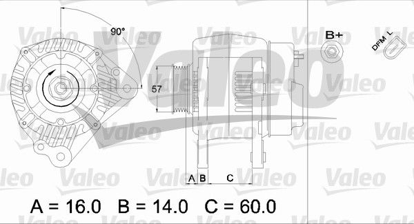 Alternateur VALEO RE-GEN REMANUFACTURED