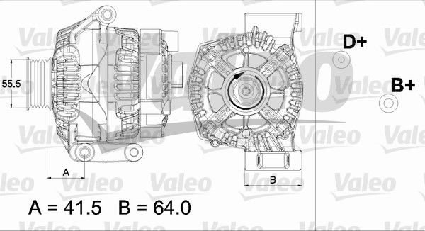 Alternateur VALEO RE-GEN REMANUFACTURED