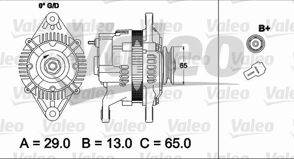 Alternateur VALEO RE-GEN REMANUFACTURED