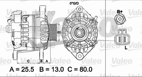 Alternateur VALEO RE-GEN REMANUFACTURED