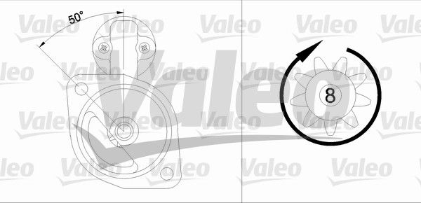 Démarreur VALEO RE-GEN REMANUFACTURED