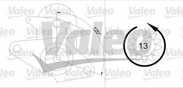 Démarreur VALEO RE-GEN REMANUFACTURED