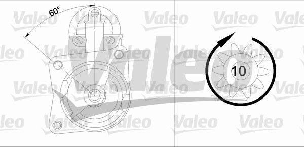 Démarreur VALEO RE-GEN REMANUFACTURED