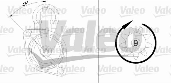 Démarreur VALEO RE-GEN REMANUFACTURED