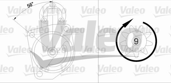 Démarreur VALEO RE-GEN REMANUFACTURED