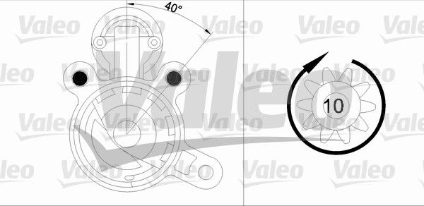 Démarreur VALEO RE-GEN REMANUFACTURED