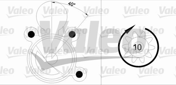 Démarreur VALEO RE-GEN REMANUFACTURED