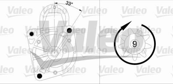 Démarreur VALEO RE-GEN REMANUFACTURED
