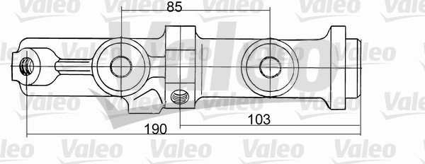 Valeo 350680 Maître-cylindre de frein 