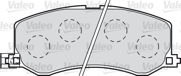 Kit de plaquettes de frein, frein à disque