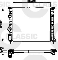 Radiateur, refroidissement du moteur VALEO CLASSIC