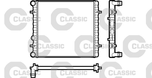 Radiateur, refroidissement du moteur VALEO CLASSIC