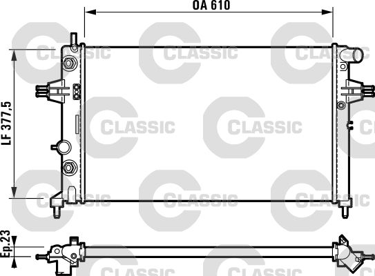 Radiateur, refroidissement du moteur