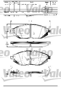 Kit de plaquettes de frein, frein à disque