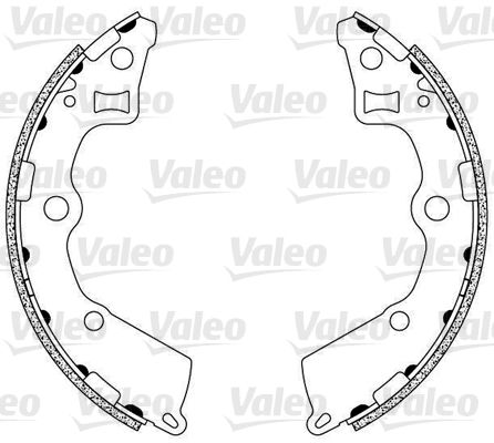 Jeu de mâchoires de frein