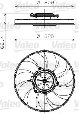 Ventilateur, refroidissement du moteur