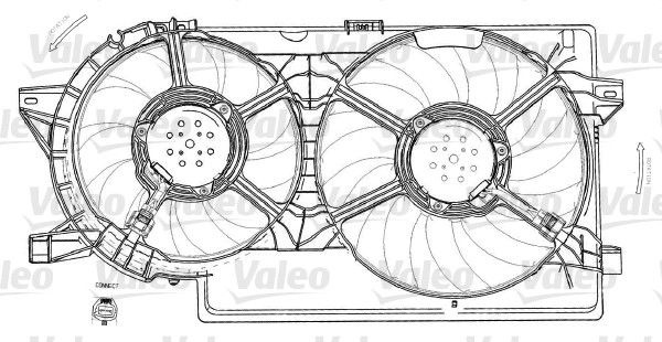 Moteur électrique, ventilateur pour radiateurs