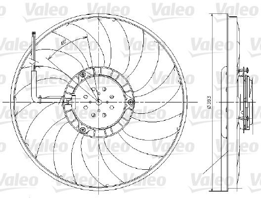 Ventilateur, refroidissement du moteur