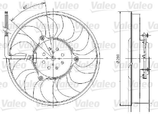 Ventilateur, refroidissement du moteur