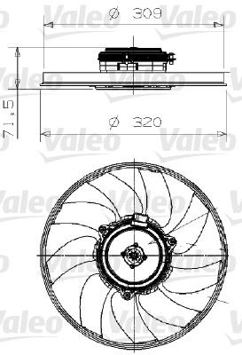 Ventilateur, refroidissement du moteur