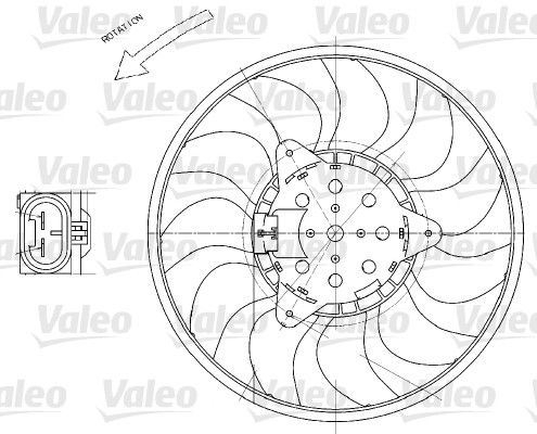 Ventilateur, refroidissement du moteur