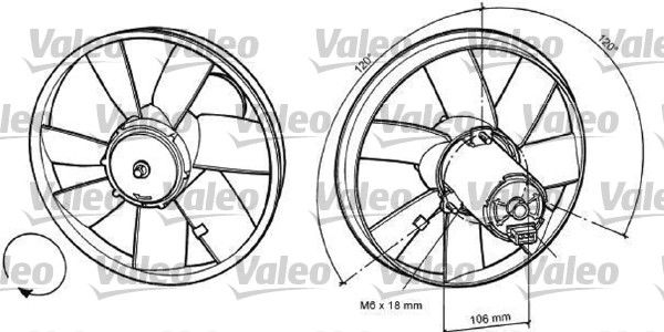 Ventilateur, refroidissement du moteur