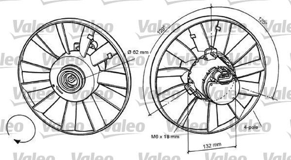 Ventilateur, refroidissement du moteur