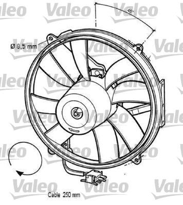 Ventilateur, refroidissement du moteur