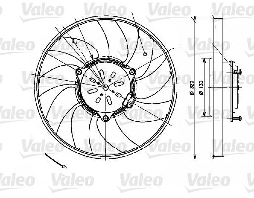 Ventilateur, refroidissement du moteur