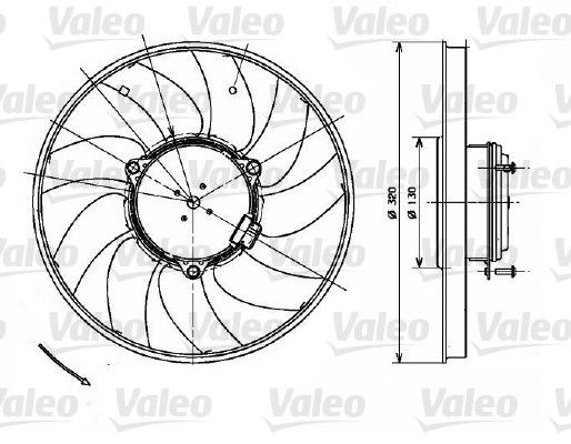 Ventilateur, refroidissement du moteur