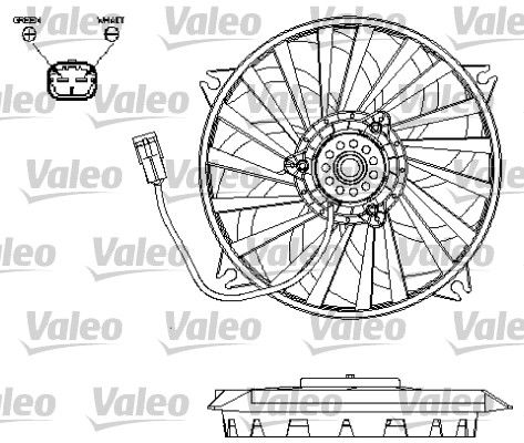 Ventilateur, refroidissement du moteur