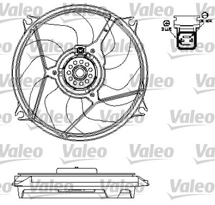 Ventilateur, refroidissement du moteur