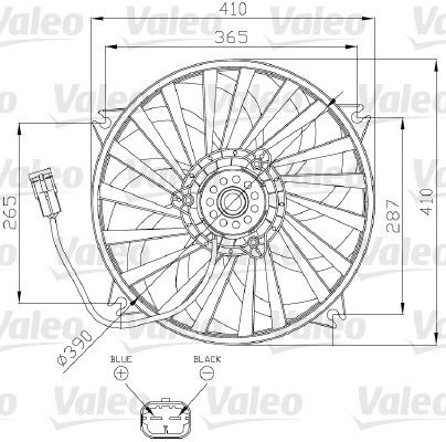 Ventilateur, refroidissement du moteur