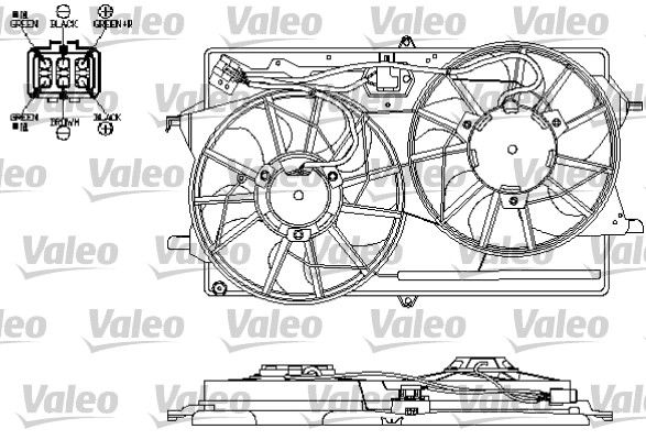 Ventilateur, refroidissement du moteur