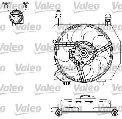 Ventilateur, refroidissement du moteur