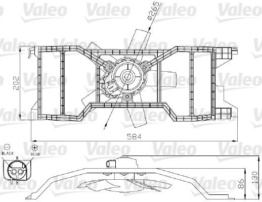 Ventilateur, refroidissement du moteur