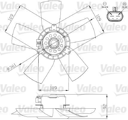 Ventilateur, refroidissement du moteur