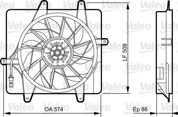 Ventilateur, refroidissement du moteur