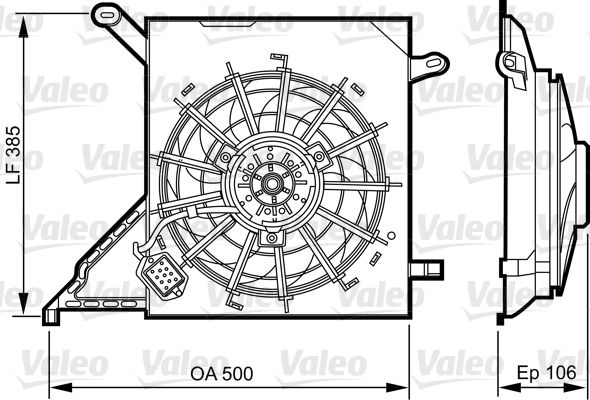 Ventilateur, refroidissement du moteur