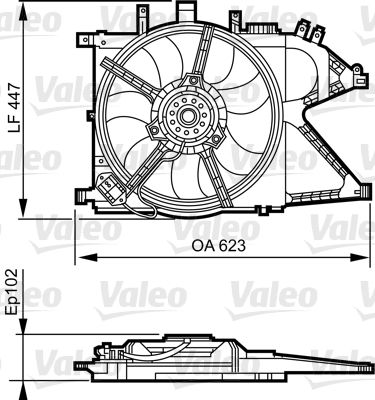 Ventilateur, refroidissement du moteur