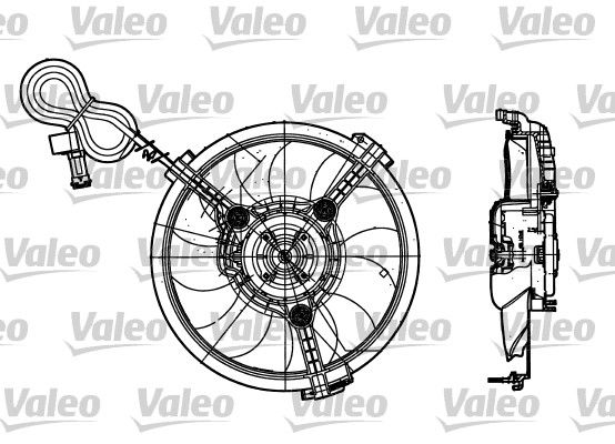 Ventilateur, refroidissement du moteur