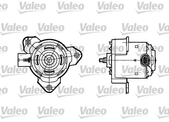 Moteur électrique, ventilateur pour radiateurs