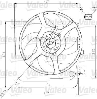 Ventilateur, refroidissement du moteur