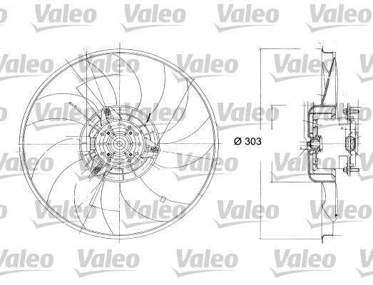 Ventilateur, refroidissement du moteur