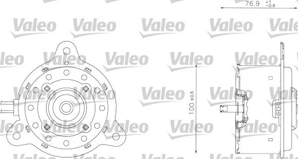 Moteur électrique, ventilateur pour radiateurs