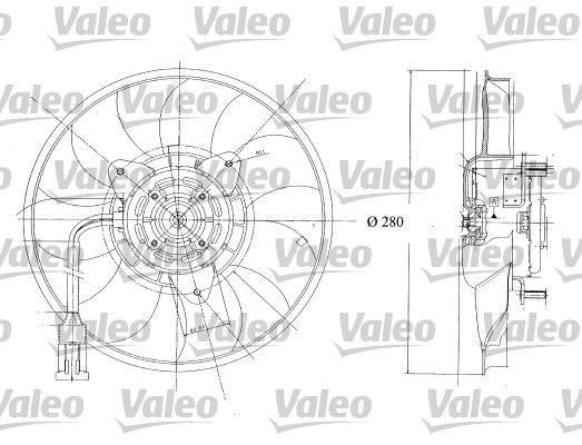 Ventilateur, refroidissement du moteur