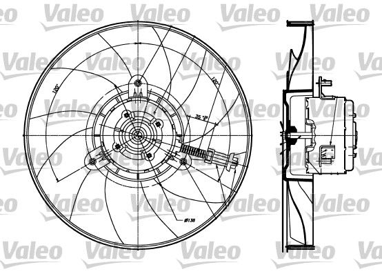 Ventilateur, refroidissement du moteur