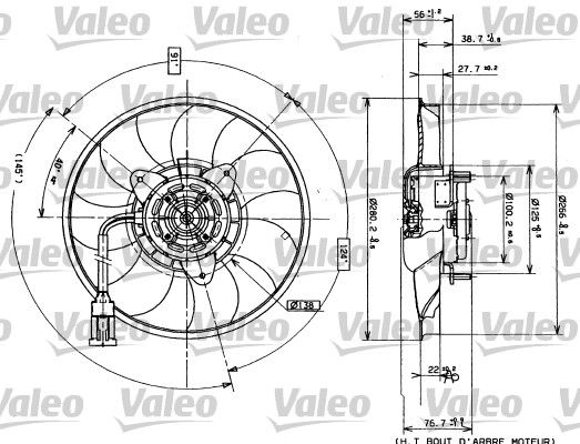 Ventilateur, refroidissement du moteur