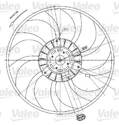 Ventilateur, refroidissement du moteur